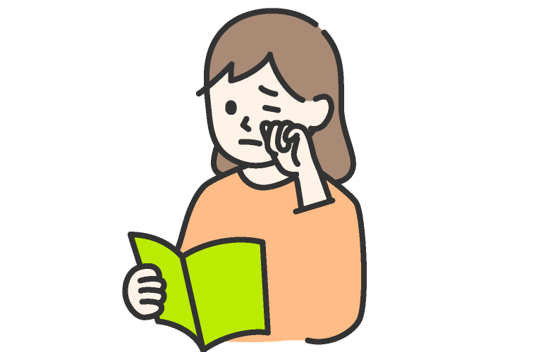 物がかすんで見える